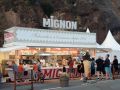 Erquy - der beliebte Eisstand 'Mignon' an der Rue du Port direkt am Bootshafen
