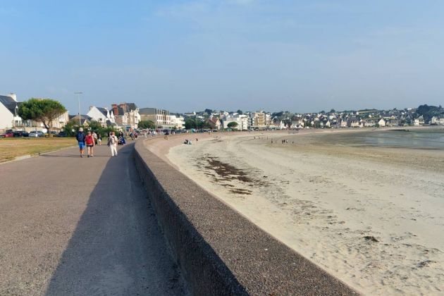 Erquy - die Corniche und der Plage du Centre Erquy - die Corniche und der Plage du Centre
