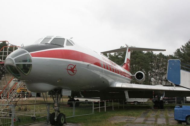 Luftfahrtmuseum Finowfurt - Tupolev TU-134, Verkehrsflugzeug der DDR-Airline Interflug Luftfahrtmuseum Finowfurt - Tupolev TU-134, Verkehrsflugzeug der DDR-Airline Interflug