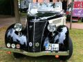 Die Vorderansicht des Ford Eifel Roadsters mit der Karmann-Karosserie von 1938 – ein Star des Roadstertreffens in Bad Rehburg 2025