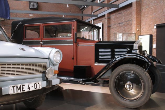 DKW Typ P 15 PS, Bauzeit 1928 bis 1929 - Zweitakt-Zweizylinder, 584 ccm, 15 PS - Industriemuseum Chemnitz DKW Typ P 15 PS, Bauzeit 1928 bis 1929 - Zweitakt-Zweizylinder, 584 ccm, 15 PS - Industriemuseum Chemnitz