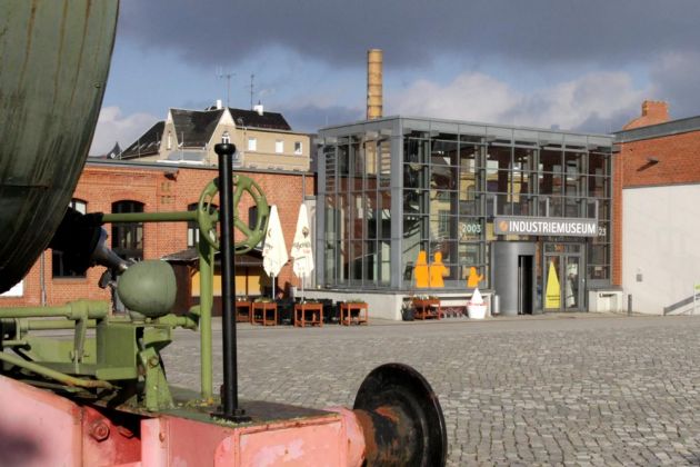 Der Hintereingang des Industriemuseums Chemnitz Der Hintereingang des Industriemuseums Chemnitz