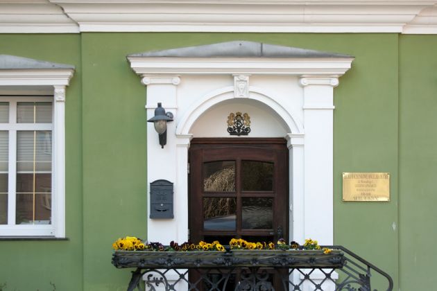 Kamień Pomorski, Cammin in Pommern - ein restauriertes Hausportal Kamień Pomorski, Cammin in Pommern - ein restauriertes Hausportal