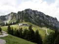 Die Bergstation der Kampenwandseilbahn in den Chiemgauer Alpen