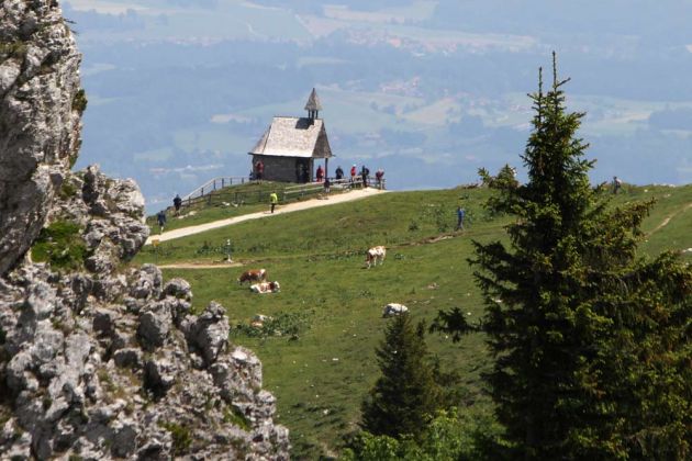 Die Steinlingkapelle auf der Kampenwand Die Steinlingkapelle auf der Kampenwand