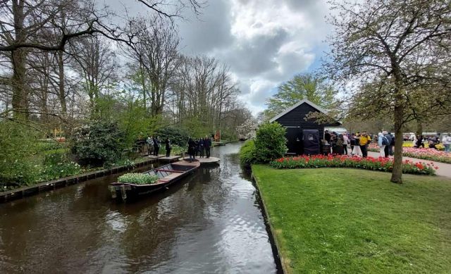 Der Keukenhof in Lisse nahe Amsterdam, ein Tulpen-Paradies Der Keukenhof in Lisse nahe Amsterdam, ein Tulpen-Paradies