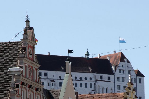 Landshut an der Isar - die Burg Trausnitz Landshut an der Isar - die Burg Trausnitz