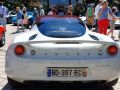 Die Heckansicht des Lotus Evora, Typ 122, Bauzeit 2009 bis 2021 - 3,5-Liter-Toyota-V6-Motor, 280 PS, 260 kmh