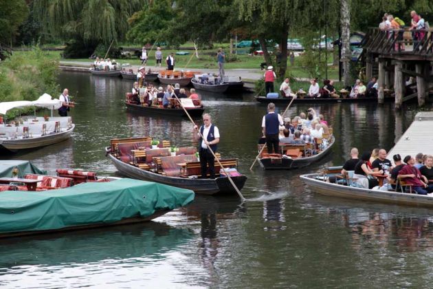 Lübbenau im Spreewald - der grosse Spreewaldhafen