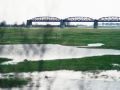 Dömitz an der Elbe - die Ruine der im zweiten Weltkrieg zerstörten Dömitzer Eisenbahnbrücke