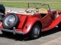 Die Heckansicht des MG TD Roadsters der Bauzeit von 1950 bis 1953 