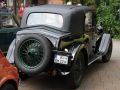 Riley Nine Monaco, die Heckansicht - Reihen-Vierzylindermotor mit zwei obenliegenden Nockenwellen, 1.087 ccm, 29 bhp