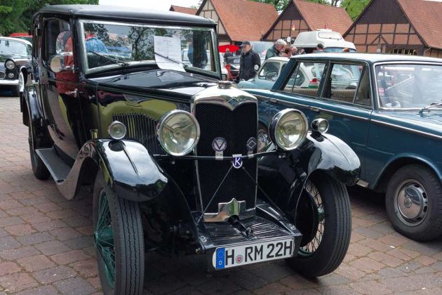 Riley Nine Monaco, gebaut Ende 1932, Erstzulassung 1933 - Reihen-Vierzylindermotor mit zwei obenliegenden Nockenwellen, 1.087 ccm, 29 bhp Riley Nine Monaco, gebaut Ende 1932, Erstzulassung 1933 - Reihen-Vierzylindermotor mit zwei obenliegenden Nockenwellen, 1.087 ccm, 29 bhp