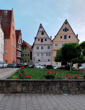 Nördlingen im Nördlinger Ries - der Hafenmarkt Nördlingen im Nördlinger Ries - der Hafenmarkt