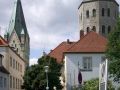 Paderborn in Ostwestfalen-Lippe - die T&uuml;rme des Doms und der Gaukirche