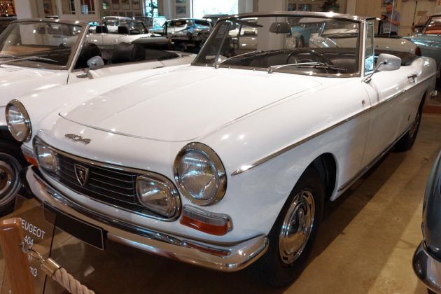 Peugeot 404 Cabriolet, Bauzeit 1960 bis 1975 - Vierzylinder, 1.618 ccm Peugeot 404 Cabriolet, Bauzeit 1960 bis 1975 - Vierzylinder, 1.618 ccm