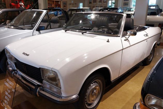 Peugeot 304 Cabriolet, Baujahr 1972 - Vierzylinder-Motor, 1.288 ccm, 80 PS Peugeot 304 Cabriolet, Baujahr 1972 - Vierzylinder-Motor, 1.288 ccm, 80 PS