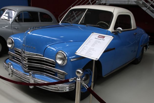 Plymouth Special Deluxe Coupé, Modelljahr 1949 - Sechszylinder, 3.567 ccm, 98 PS, 130 kmh
