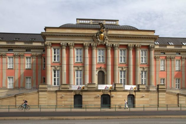 Landeshauptstadt Potsdam - das Südportal des Potsdamer Stadtschlosses an der Breiten Straße Landeshauptstadt Potsdam - das Südportal des Potsdamer Stadtschlosses an der Breiten Straße