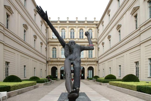 Landeshauptstadt Potsdam - der Innenhof des klassizistische barocken Barberini-Museums am Havelufer Landeshauptstadt Potsdam - der Innenhof des klassizistische barocken Barberini-Museums am Havelufer