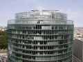 Potsdamer Platz 2 in Berlin - Bahntower, der obere Teil des DB-Hochhauses