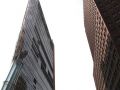 Der Potsdamer Platz in Berlin - das Piano-Hochhaus und der Kollhoff-Tower mit dem Panoramapunkt Berlin