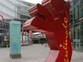 Im Sony-Center am Potsdamer Platz in Berlin - der Berlinale-Bär