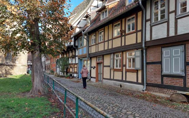 Quedlinburg - Fachwerkhäuser am Neustädter Kirchhof