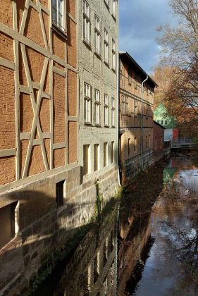 Quedlinburg - der Stiefelgraben an der Steinbrücke Quedlinburg - der Stiefelgraben an der Steinbrücke