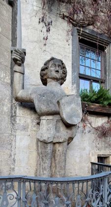 Quedlinburg - der Roland am Quedlinburger Rathaus Quedlinburg - der Roland am Quedlinburger Rathaus