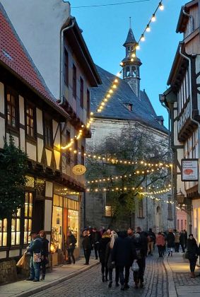 Quedlinburg - die Marktkirche St. Benedikti am Marktkirchhof in der Altstadt Quedlinburg - die Marktkirche St. Benedikti am Marktkirchhof in der Altstadt