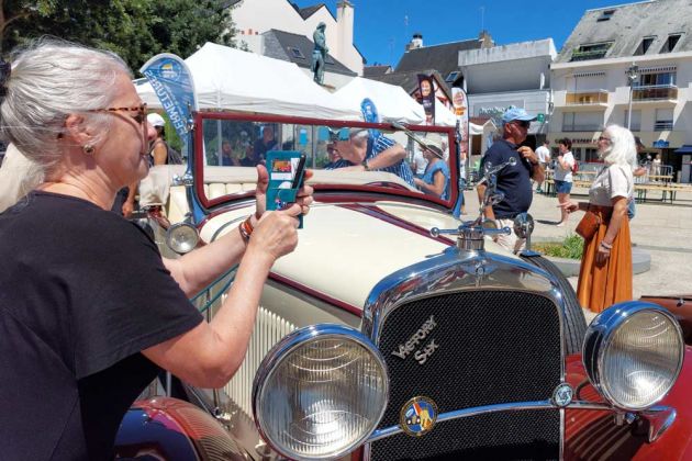Quiberon Auto Passion 2025 - ein Dodge Victory Six Sport Roadster von 1927 im Visier zahlloser Fotografen Quiberon Auto Passion 2025 - ein Dodge Victory Six Sport Roadster von 1927 im Visier zahlloser Fotografen
