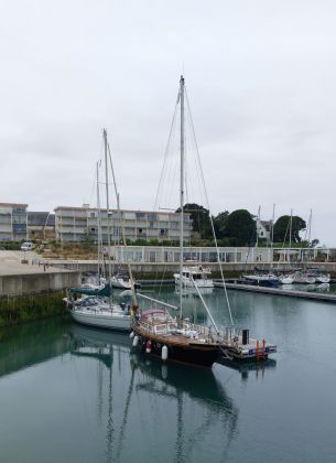 Port Haliguen auf der bretonischen Halbinsel Quiberon - eine Teilansicht des Yachthafens Port Haliguen auf der bretonischen Halbinsel Quiberon - eine Teilansicht des Yachthafens