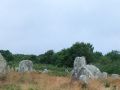 Carnac am Golf von Morbihan im S&uuml;den der Bretagne - Steinreihen, stehende Menhire und Dolmen