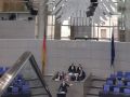 Ein Blick in den Plenarsaal des Deutschen Bundestages w&auml;hrend einer Debatte