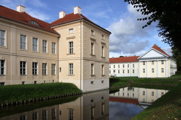 Rheinsberg in Brandenburg - das Schloss und die Musikakademie Rheinsberg in Brandenburg - das Schloss und die Musikakademie