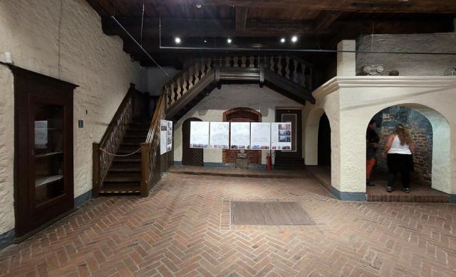 Rigas Altstadt - die Wohnhausgruppe 'Drei Brüder', das Foyer Rigas Altstadt - die Wohnhausgruppe 'Drei Brüder', das Foyer