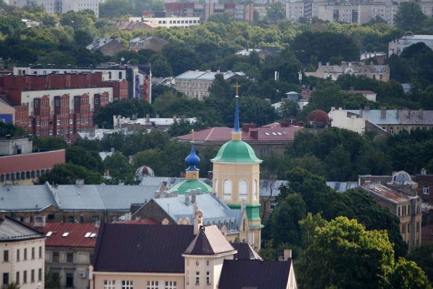 Riga von oben, der Ausblick vom Turm der Petrikirche Riga von oben, der Ausblick vom Turm der Petrikirche