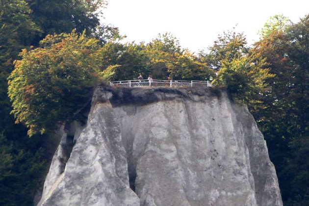 Die Kreideküste auf Rügen, grosse Stubbenkammer - der Kreidefelsen Königsstuh Die Kreideküste auf Rügen, grosse Stubbenkammer - der Kreidefelsen Königsstuh