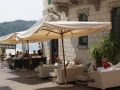 Salò am südlichen Westufer des Gardasees, der Riviera Bresciana - ein Café in der Via Rafaele Confort