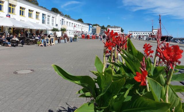 Hafenstadt Sassnitz - die Flaniermeile am Stadthafen Hafenstadt Sassnitz - die Flaniermeile am Stadthafen
