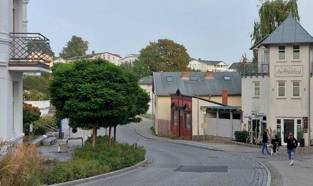 Hafenstadt Sassnitz - die Bergstrasse in der Sassnitzer Altstadt Hafenstadt Sassnitz - die Bergstrasse in der Sassnitzer Altstadt
