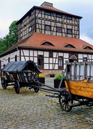 Das Hochofen- und Werkzeugmuseum in Schmalkalden am Südwesthang des Thüringer Waldes Das Hochofen- und Werkzeugmuseum in Schmalkalden am Südwesthang des Thüringer Waldes