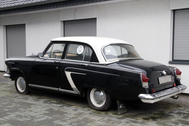 Ein GAZ M-21 Wolga – Волга – der dritten Ausführung aus der Bauzeit von 1963 bis 1971 Ein GAZ M-21 Wolga – Волга – der dritten Ausführung aus der Bauzeit von 1963 bis 1971