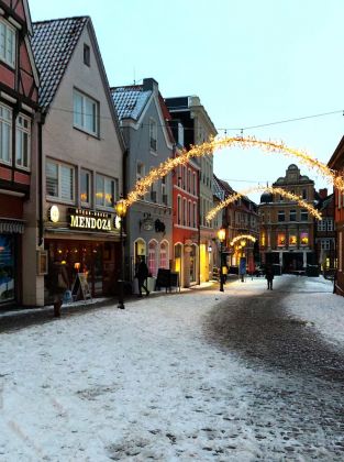 Hansestadt Stade - historische Gebäude am Fischmarkt Hansestadt Stade - historische Gebäude am Fischmarkt