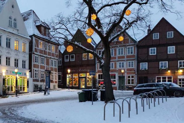 Hansestadt Stade - historische Gebäude am Fischmarkt Hansestadt Stade - historische Gebäude am Fischmarkt