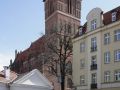 Toruń, Thorn - die Jakobskirche am Neustädter Markt, Rynek Nowomiesjki