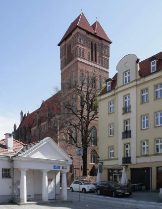 Toruń, Thorn - die Jakobskirche am Neustädter Markt, Rynek Nowomiesjki Toruń, Thorn - die Jakobskirche am Neustädter Markt, Rynek Nowomiesjki