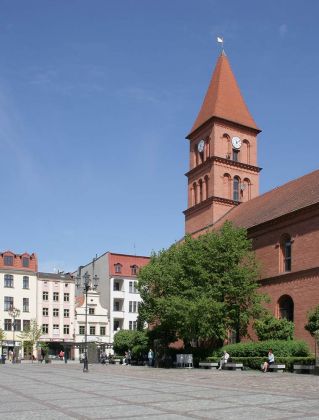 Toruń, Thorn - die Evangelische Kirche auf dem Neustädter Markt Toruń, Thorn - die Evangelische Kirche auf dem Neustädter Markt