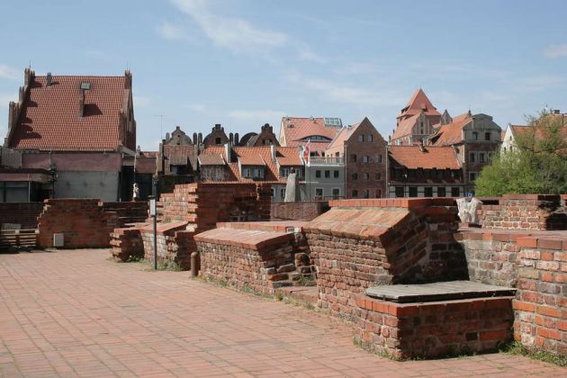 Toruń, Thorn - die Ruine der Deutschordensburg Toruń, Thorn - die Ruine der Deutschordensburg